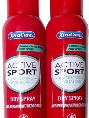 Xtracare Active Sport Dry Spray Antiperspirant (Set of 2)